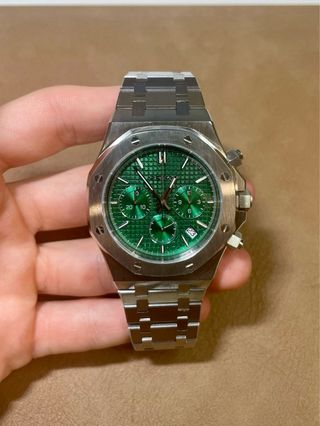 Seiko Mod AP Royal Oak Verde