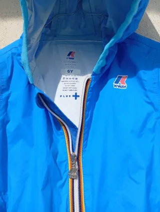 K-way Bambino Taglia 6 Anni Blu