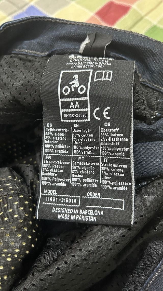 Pantalon Vaquero Armure