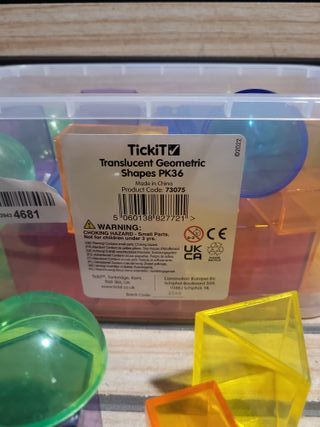 TickiT Formas Geométricas Translúcidas
