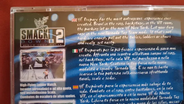 PS1 tre Giochi WWF War Zone Attitude SmackDown 2