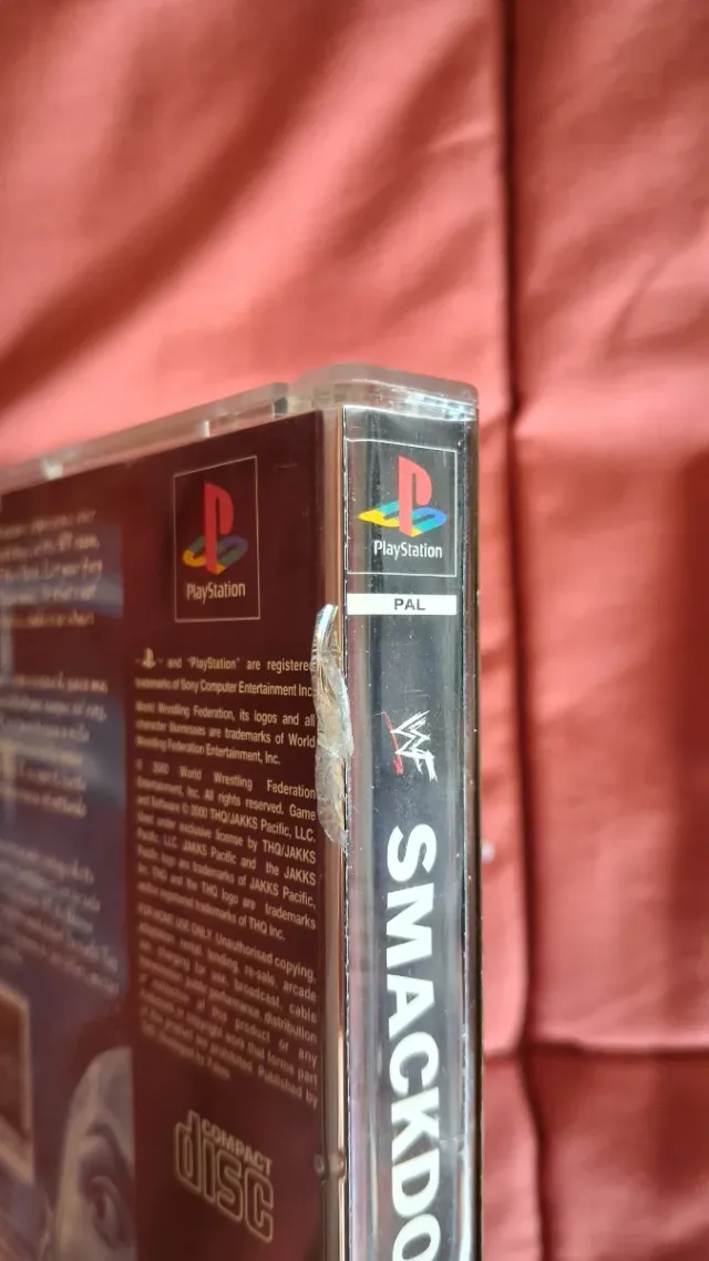 PS1 tre Giochi WWF War Zone Attitude SmackDown 2