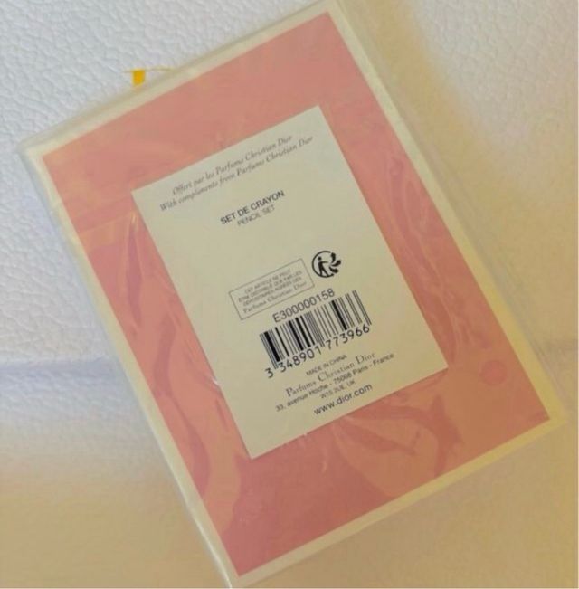 DIOR SET PENCIL / NOTEBOOK / CUADERNO DIOR SET