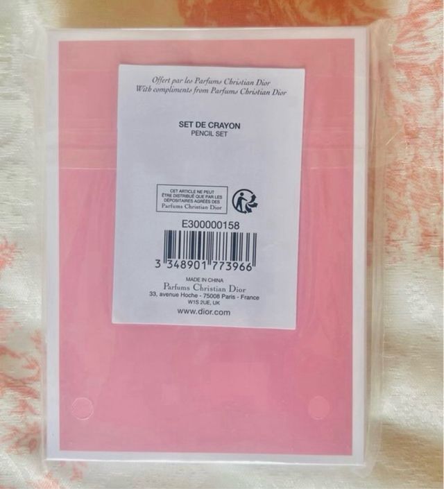 DIOR SET PENCIL / NOTEBOOK / CUADERNO DIOR SET