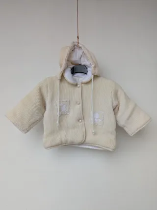Cappottino/Giubbino neonato con cappuccio