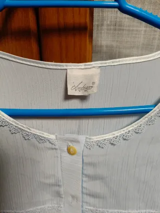 Camisón azul mujer