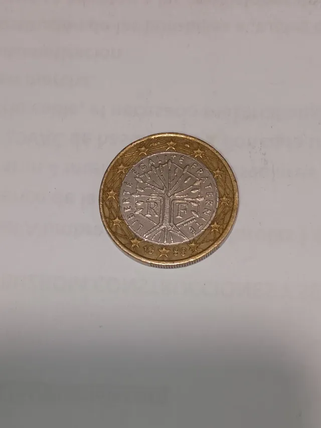 Moneda 1 Euro Francia 1999