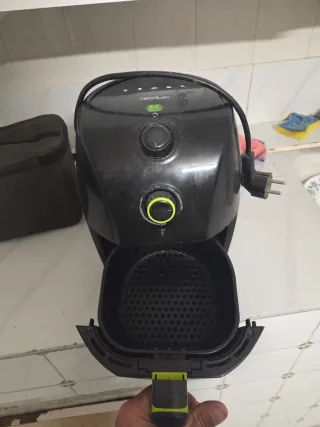 Cecotec Freidora de Aire Negra