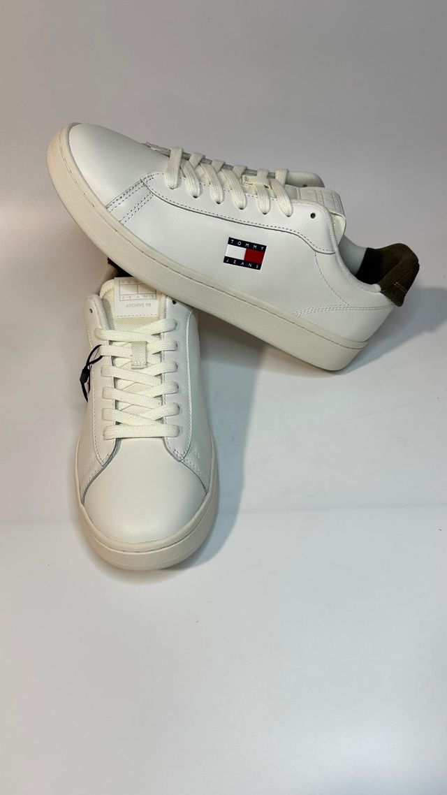 Tommy Jeans Archive 98 White/Brown - Size 43