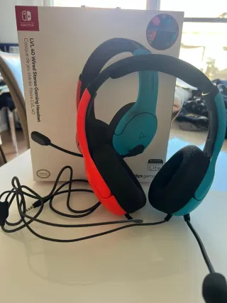 Auriculares Gaming Nintendo Switch LVL 40