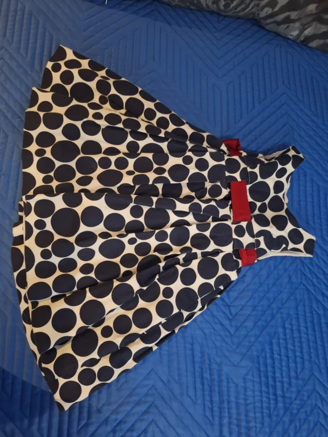 Vestido cóctel lunares talla 2 de Magnífica Lulú