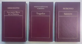 Varios libros, historia de la literatura universal