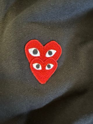 Sudadera Comme des Garçons Play Negra
