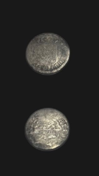 Medio Real Plata 1721 Felipe V