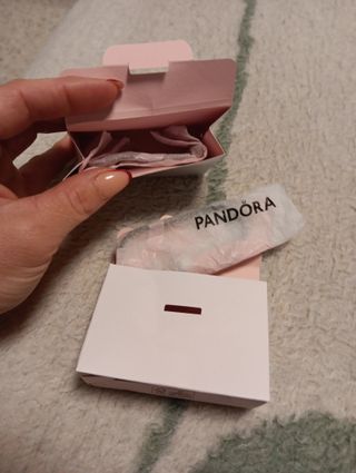 Pulsera Pandora trenzada negra