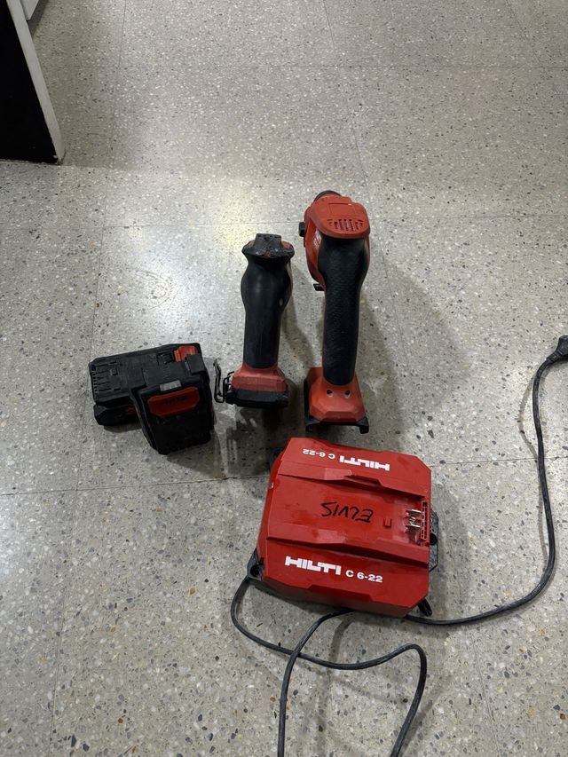 Juego Hilti PLADUR atornillé y taladro