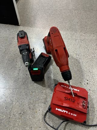 Juego Hilti PLADUR atornillé y taladro