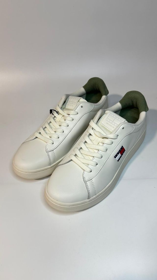 Tommy Jeans Archive 98 White/Green - Size 43