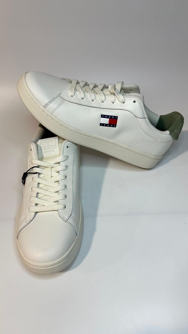 Tommy Jeans Archive 98 White/Green - Size 43