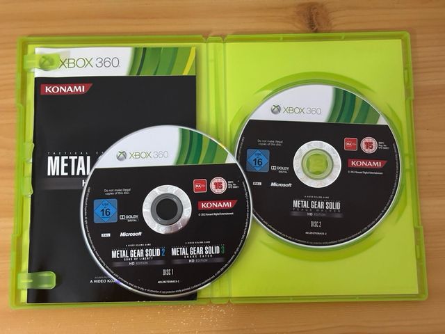 Metal Gear Solid HD Collection Xbox 360