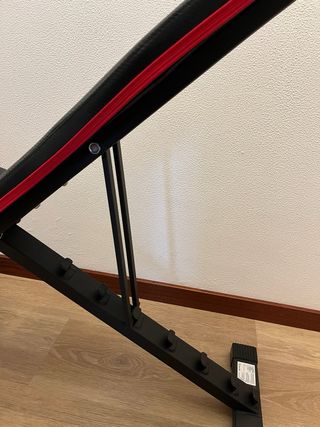 Banco de pesas plegable y set mancuernas