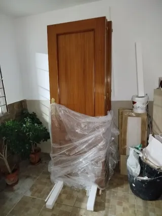 Puerta de madera interior