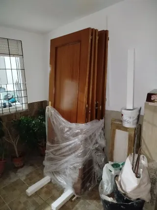 Puerta de madera interior