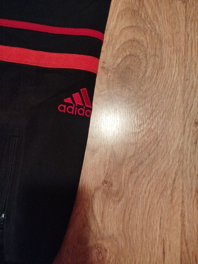 Pantalón Chándal Adidas Negro/Rojo