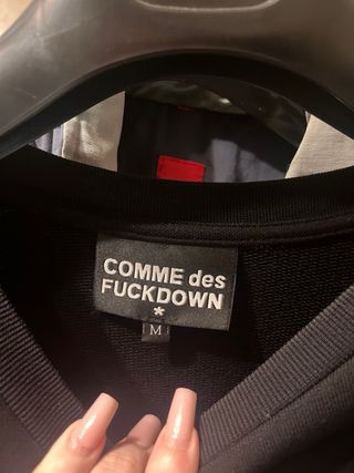 Felpa Comme des Fuckdown nera