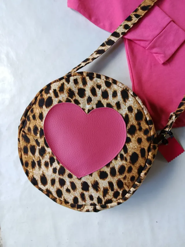 Bolso Pin Up Leopardo Corazón