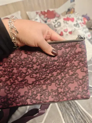 Bolso Tous rosa estampado