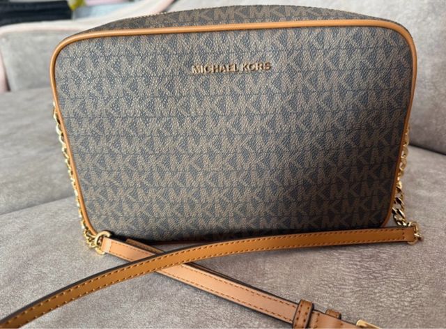 Bolso Michael Kors Marrón y Dorado