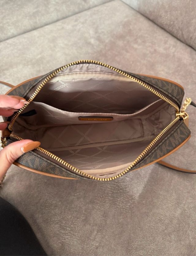 Bolso Michael Kors Marrón y Dorado