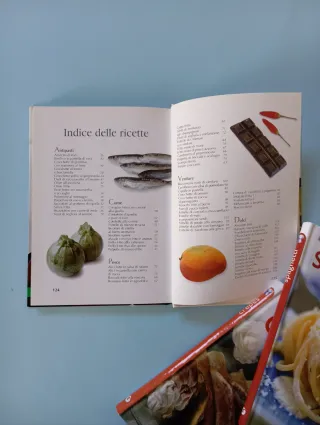 n.3 libri di ricette Spaghetti, Crêpes e Fritti