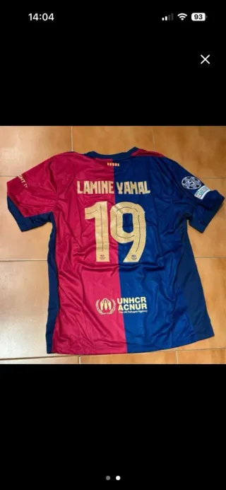 Camiseta FC Barcelona Nike Roja y Azul