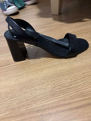 Sandalias Massimo Dutti Negras Talla 39