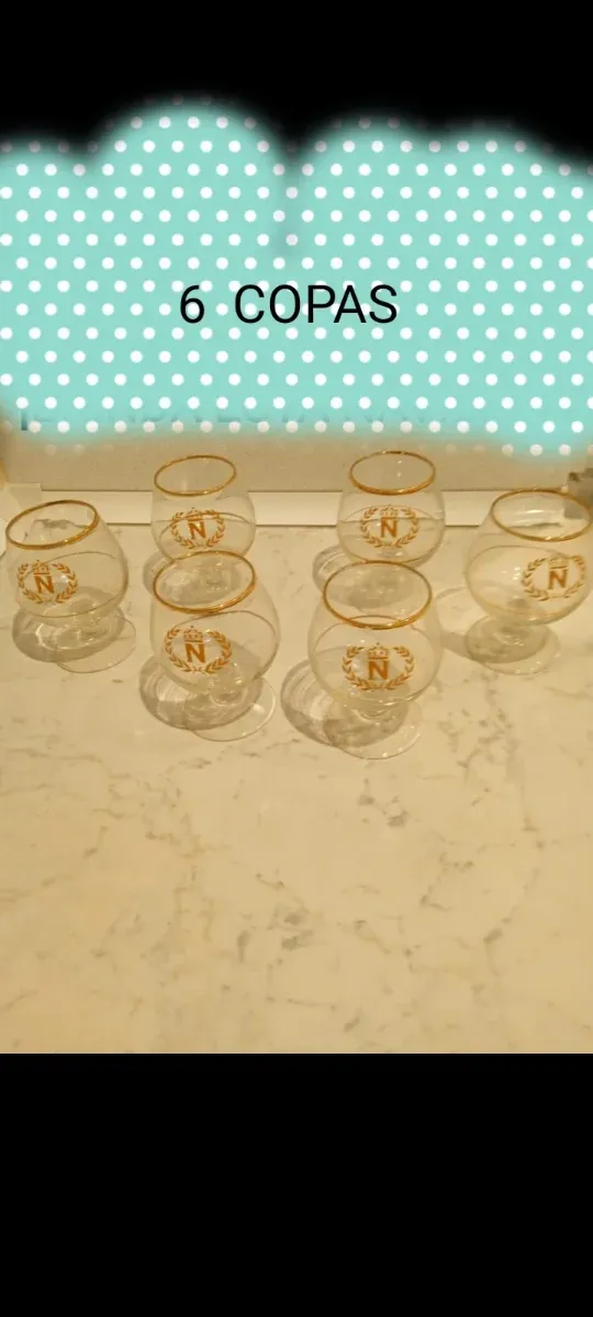 6 COPOS COM PRENDA