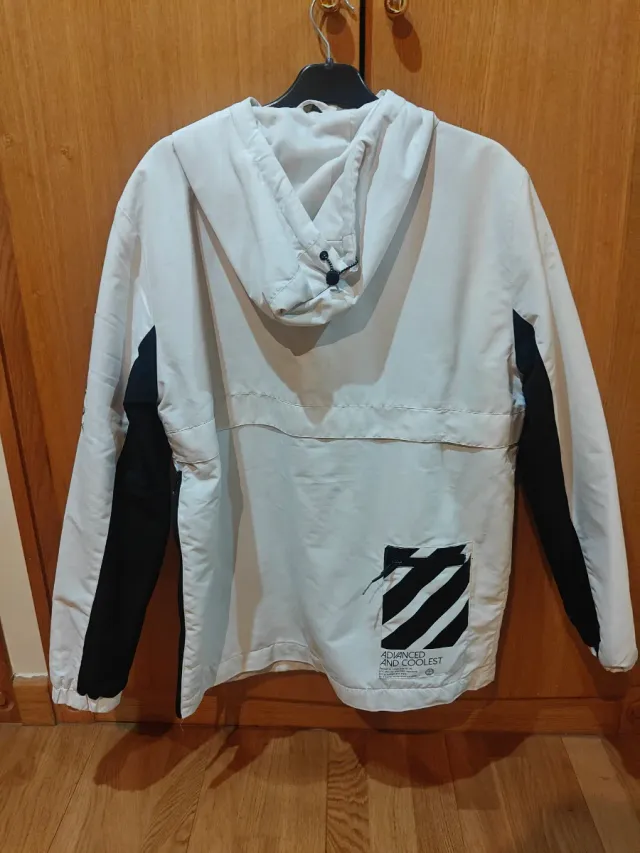 Chaqueta Polinesia S Blanca y Negra