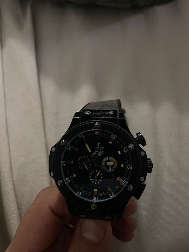 Reloj F1 Edición Limitada Negro