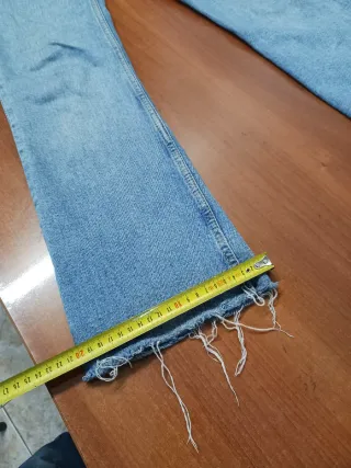 Pantalón vaquero Zara mujer flare