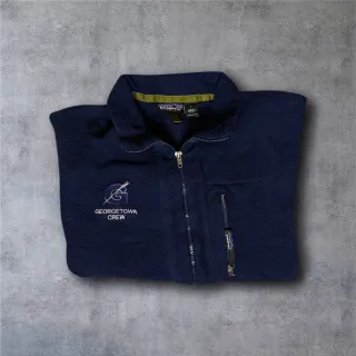 Pile Patagonia  full zip Georgetown Crew L blu
