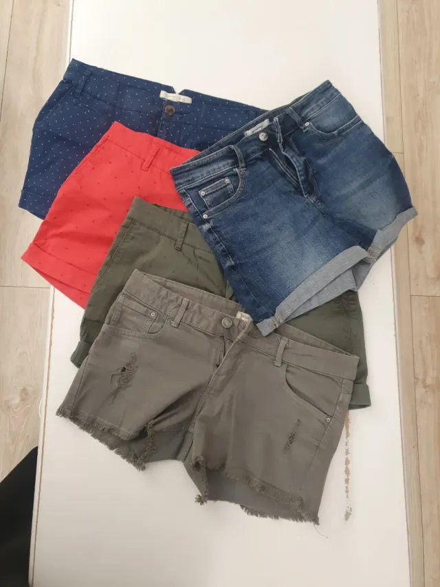 Lote 4 pantalones cortos
