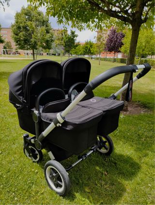 Carrito gemelar Bugaboo Donkey Negro