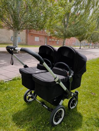 Carrito gemelar Bugaboo Donkey Negro