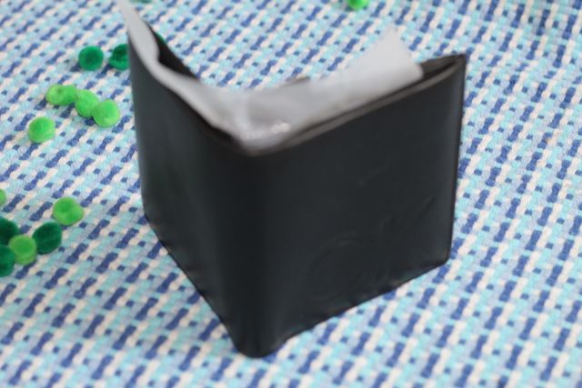 Cartera Negra y Verde