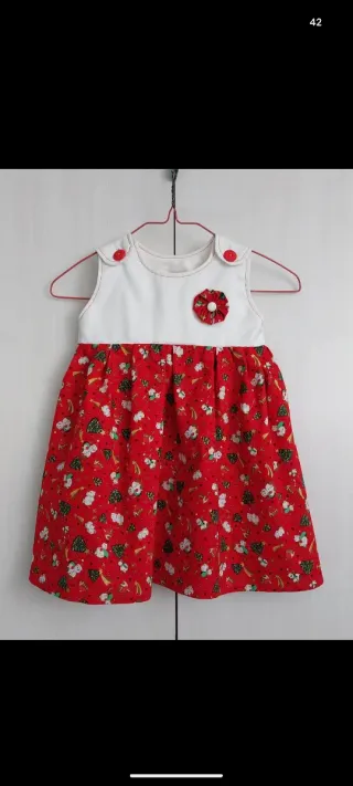 Vestito bambina fantasia natalizia