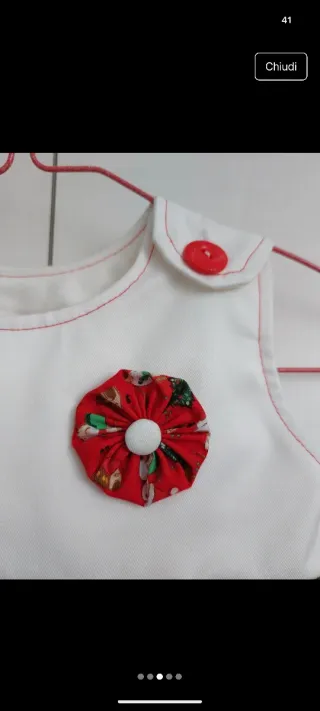 Vestito bambina fantasia natalizia