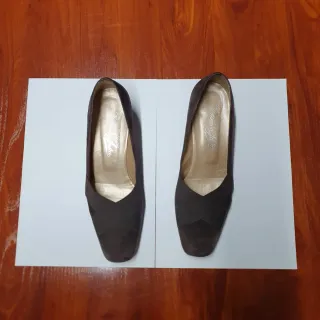 Zapatos de ante y textil mujer