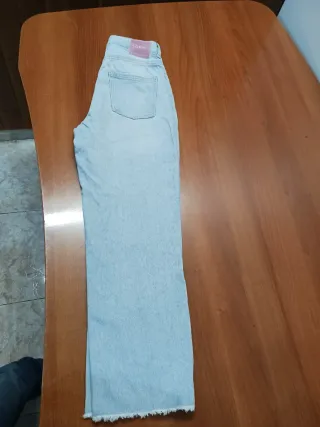 Pantalón vaquero Zara mujer azul claro