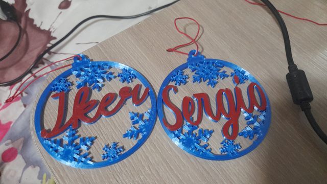 Adornos Navideños Personalizados con el.nombre